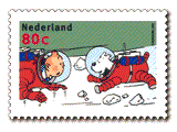 Dutch Tintin Stamp