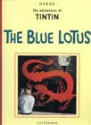 The Blue Lotus black and white facsimile album cover - Casterman 2006