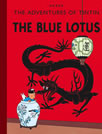 The Blue Lotus colour facsimile album cover - Egmont 2008