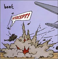 Album cover art for Intercept! by Bent.