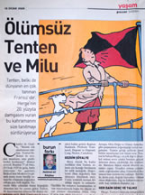 Immortal Tintin and Milou article
